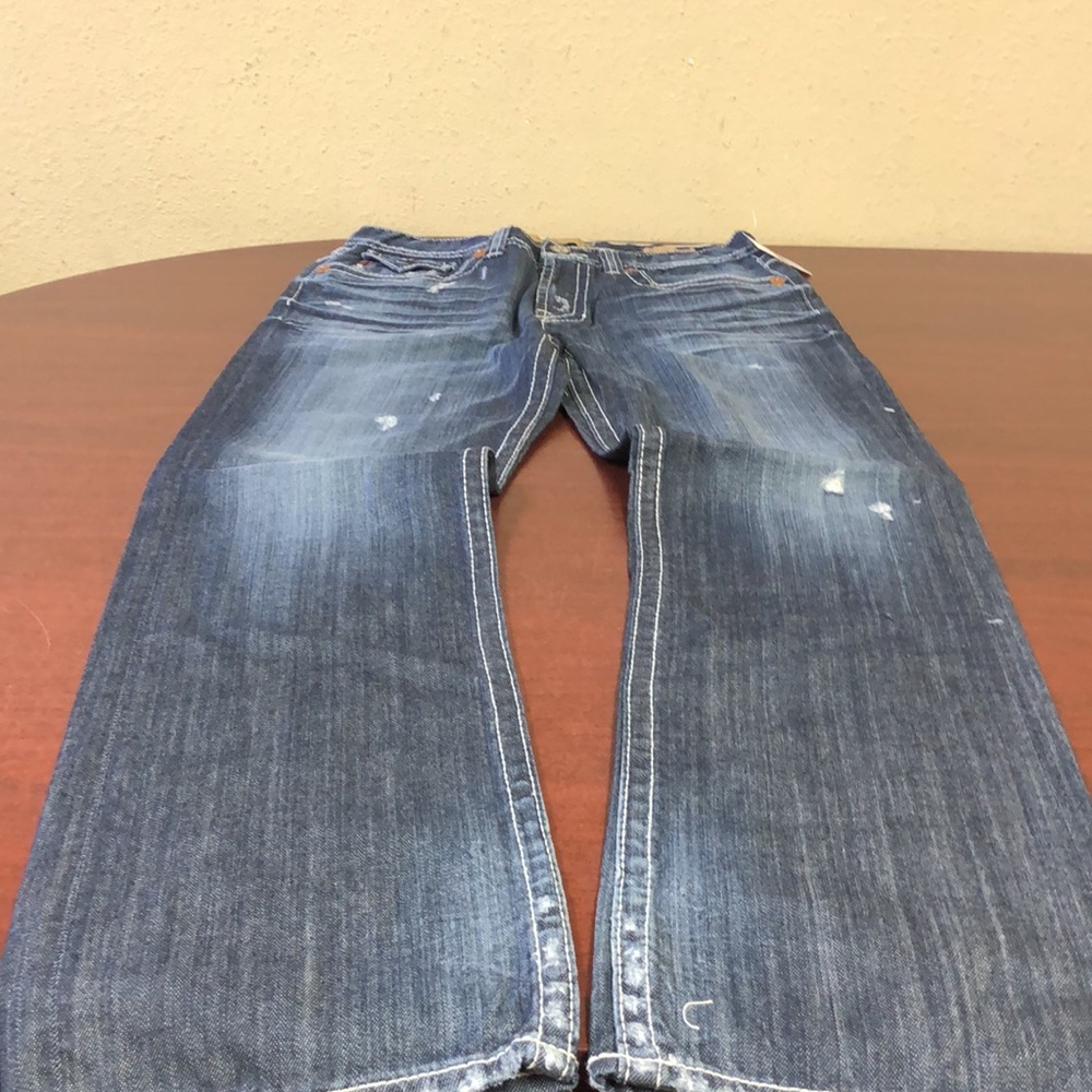 NWT Big Star Jeans Union straight W/Some Stretch Beautiful flap Pockets